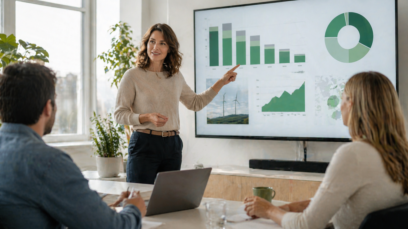 Duurzaamheidsmanager presenteert CO₂-dashboard